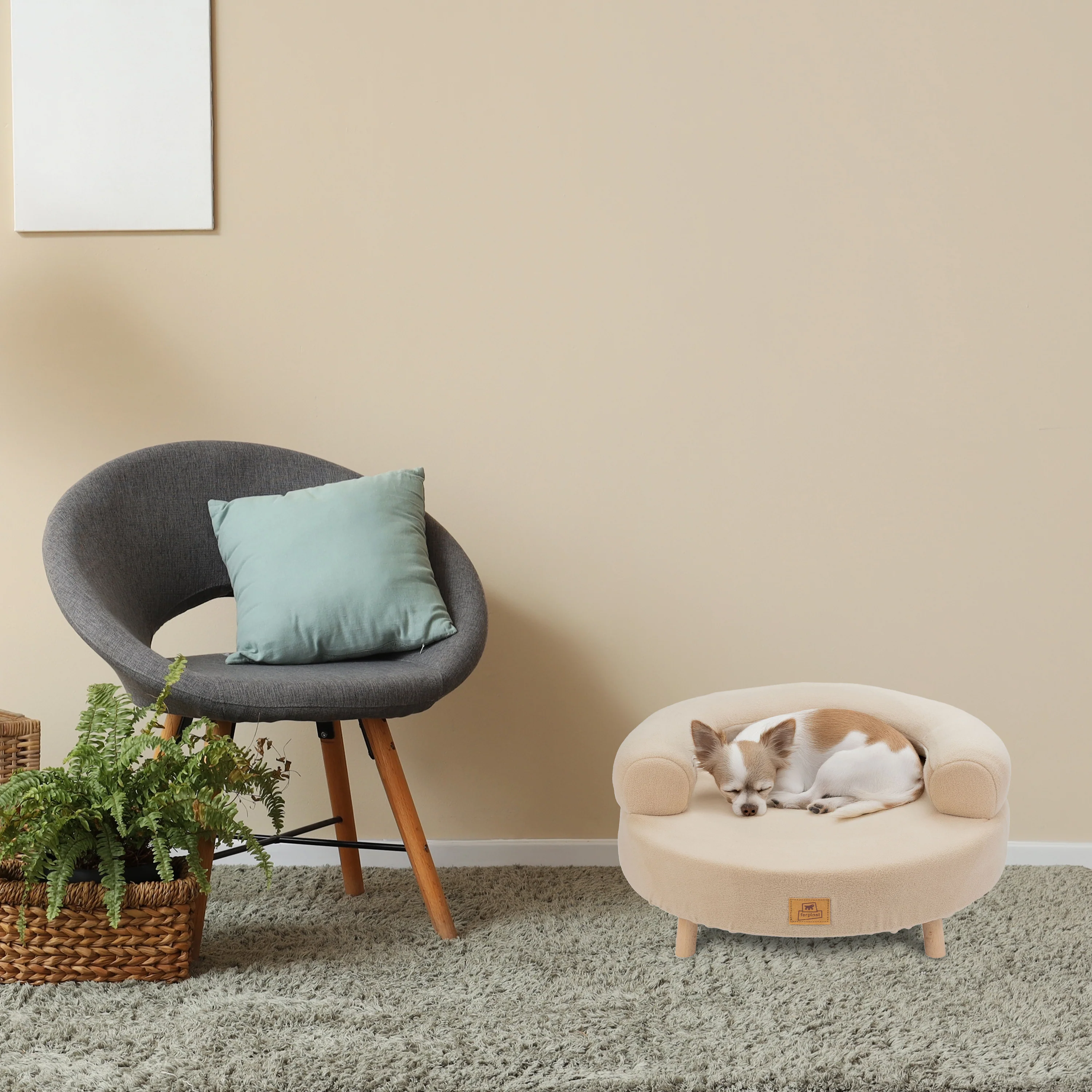 AKI Wooden Dog and Cat Bed - Image 5