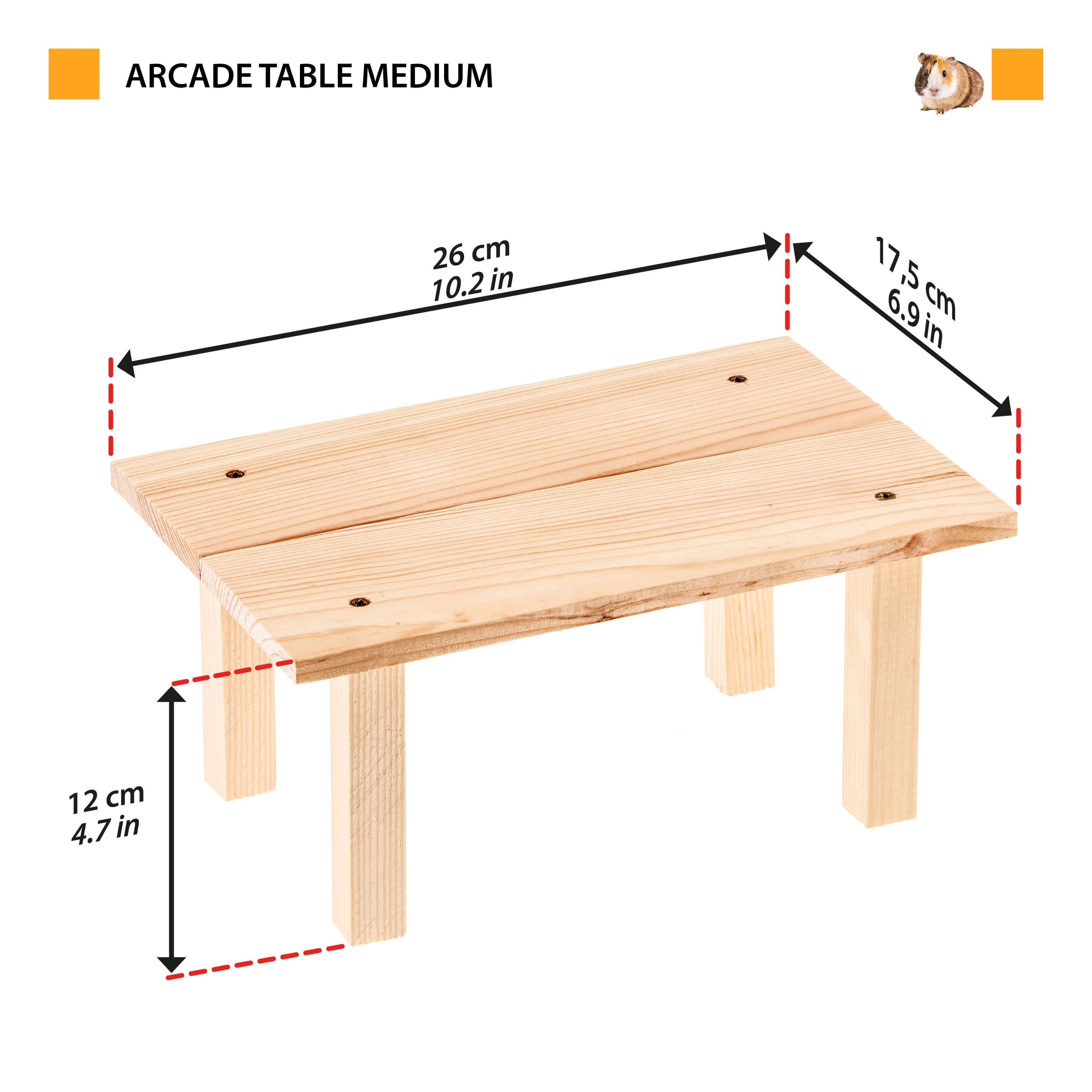 ARCADE TABLE Wooden toy for small animals - Image 2