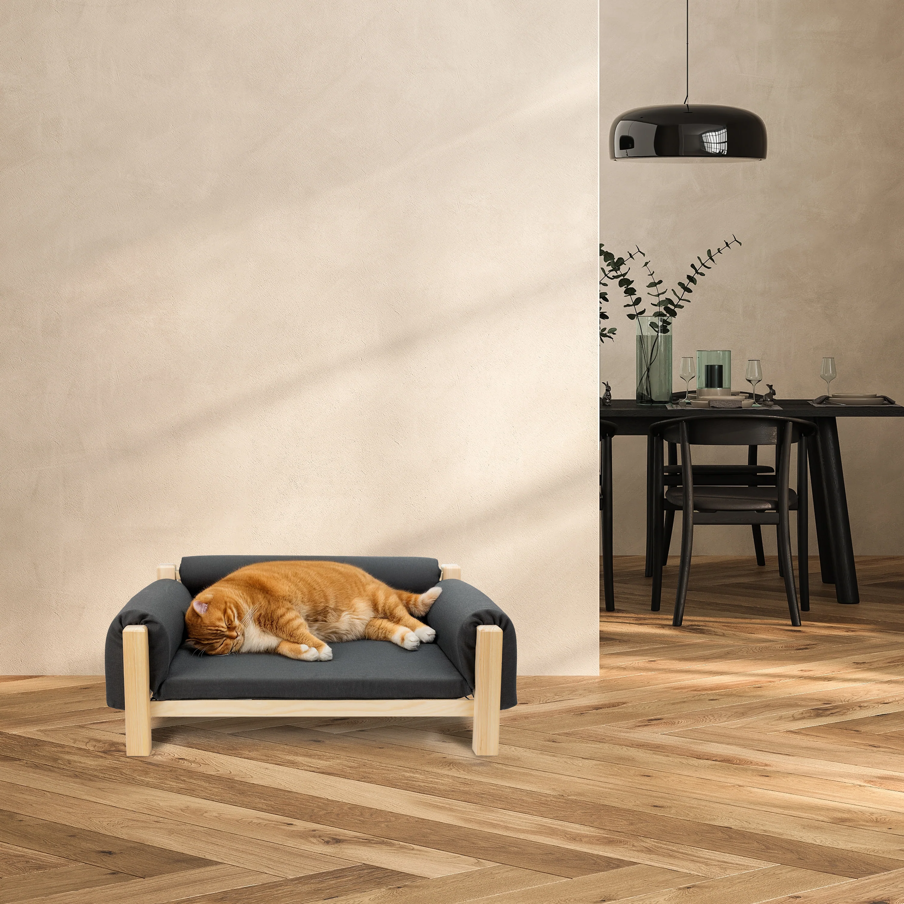 MIZU Wooden Dog and Cat Bed - Image 4