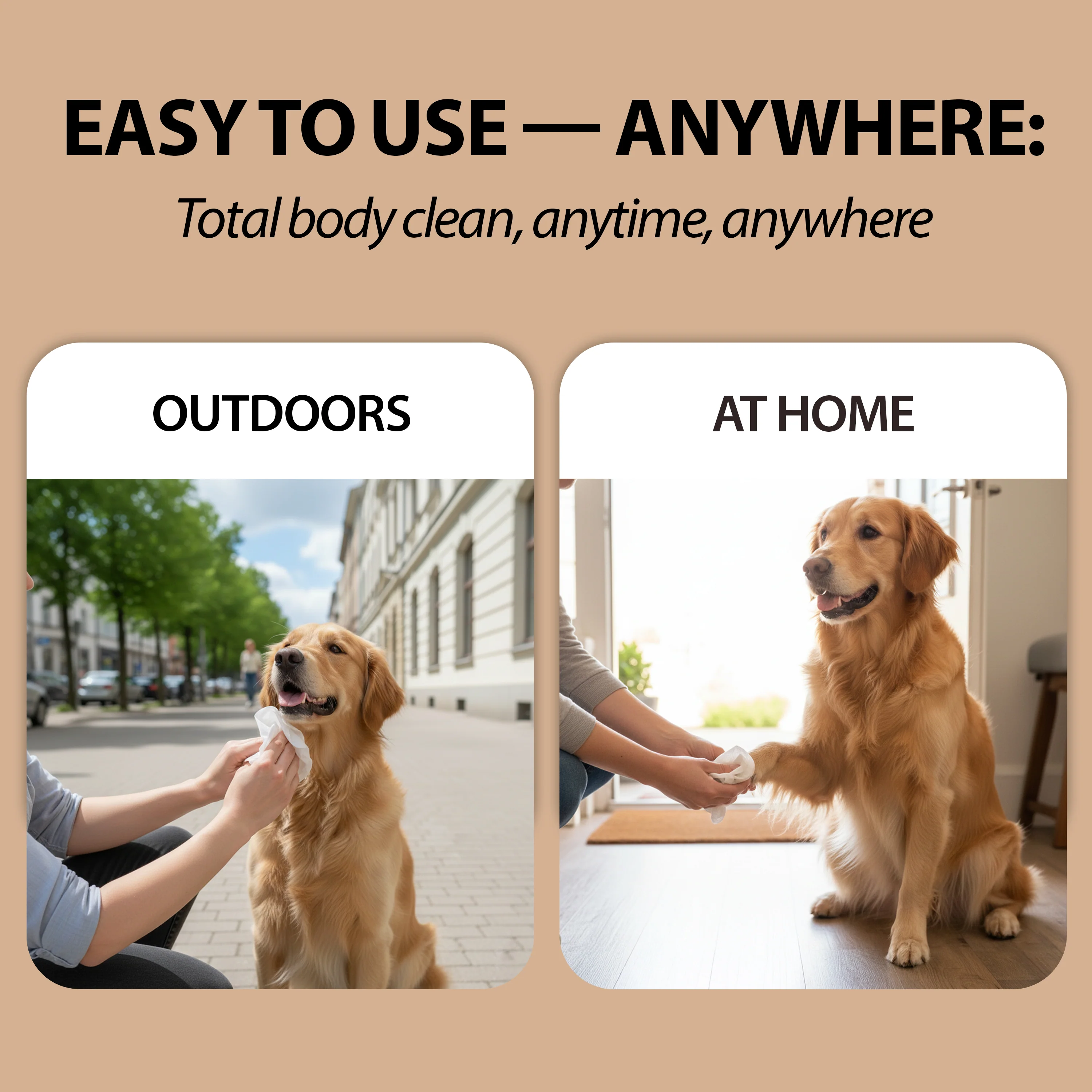 ALOE VERA DOG AND CAT WIPES NATURÉ (X40) - Image 5