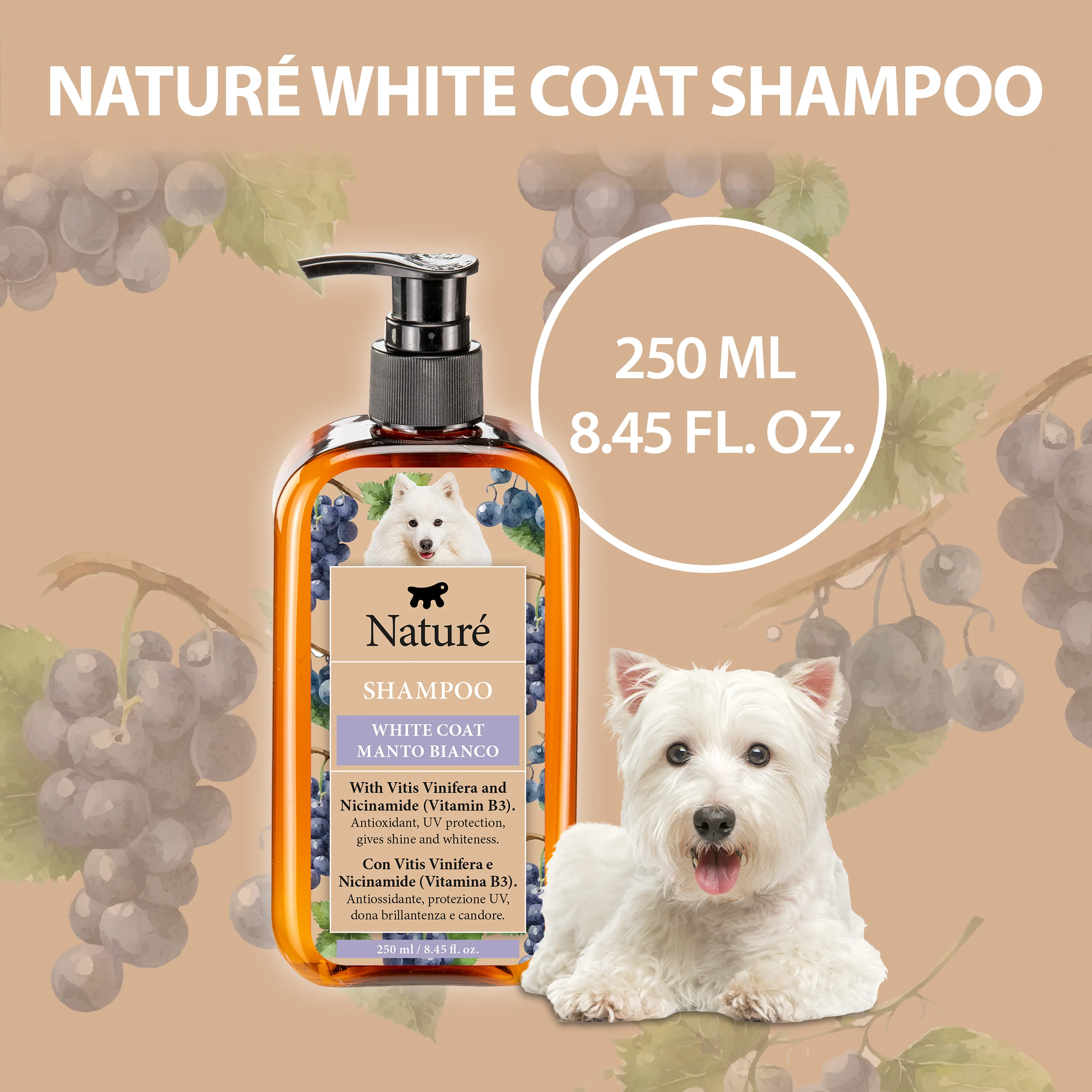 NATURÉ WHITE COAT DOG SHAMPOO - Image 2
